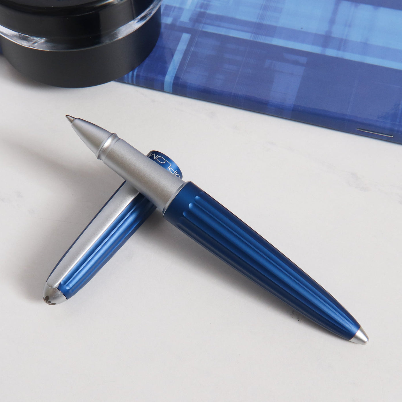 Diplomat Aero Blue Rollerball Pen