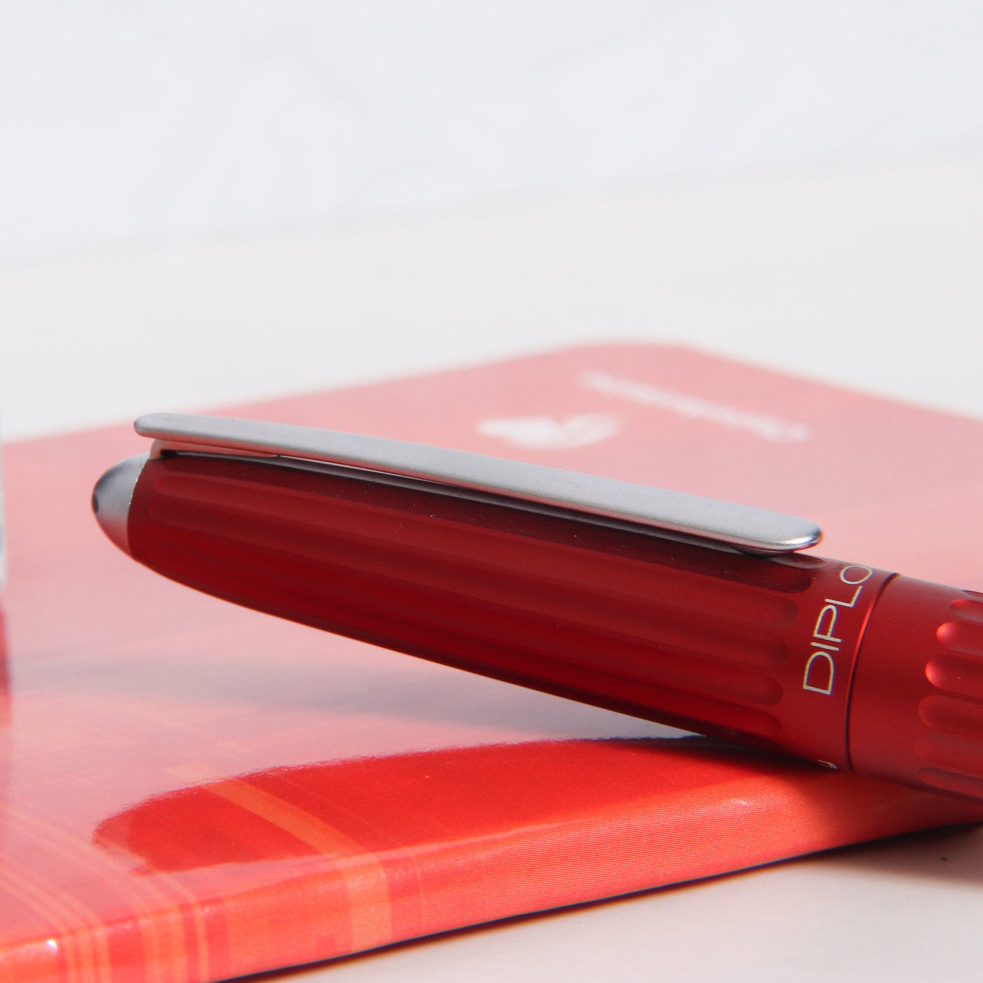 Diplomat Aero Red Rollerball Pen Clip