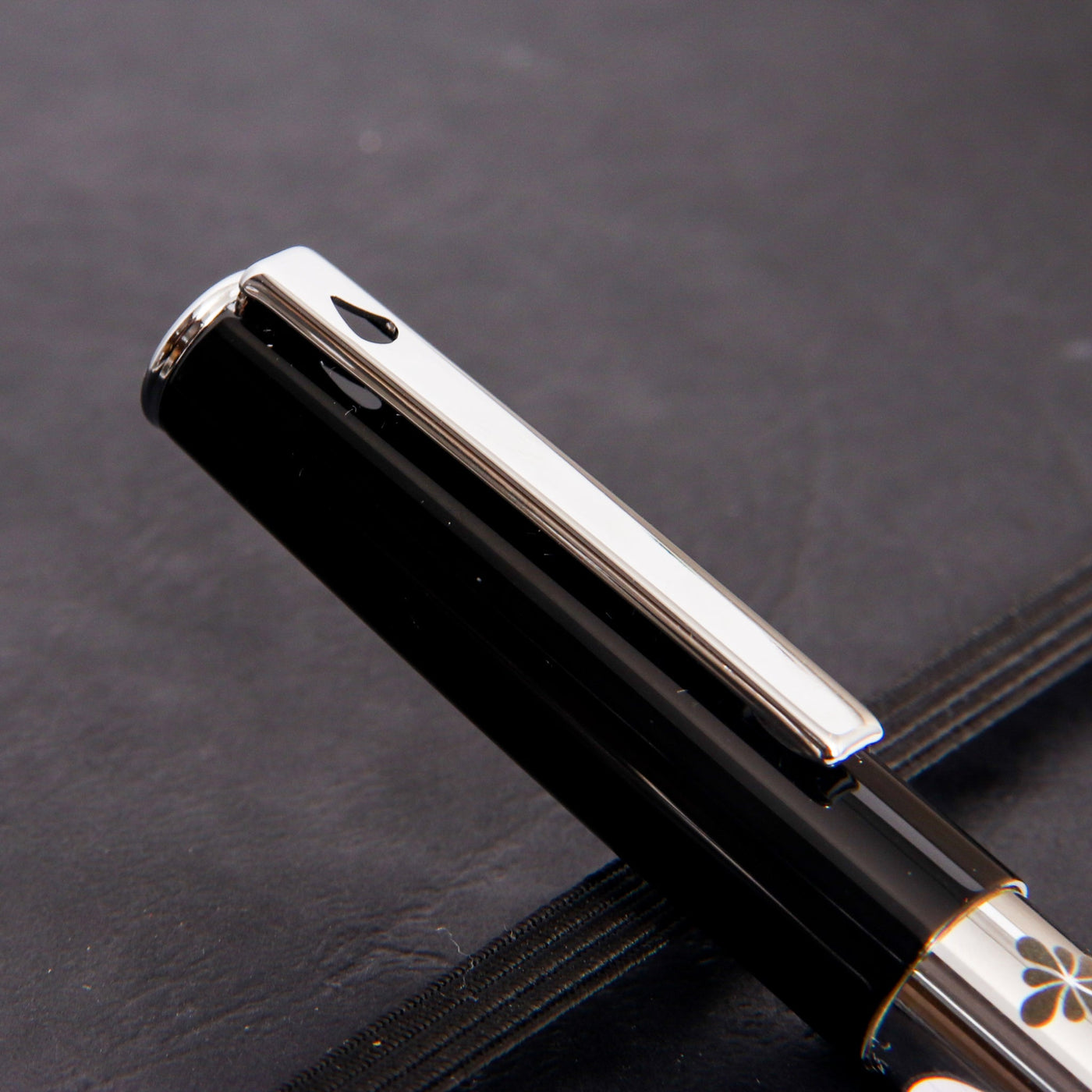 Diplomat CLR Black Lacquer Ballpoint Pen Clip