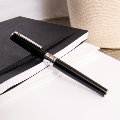 Diplomat CLR Black Lacquer Fountain Pen Capped