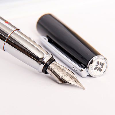 Diplomat CLR Black Lacquer Fountain Pen Steel Nib