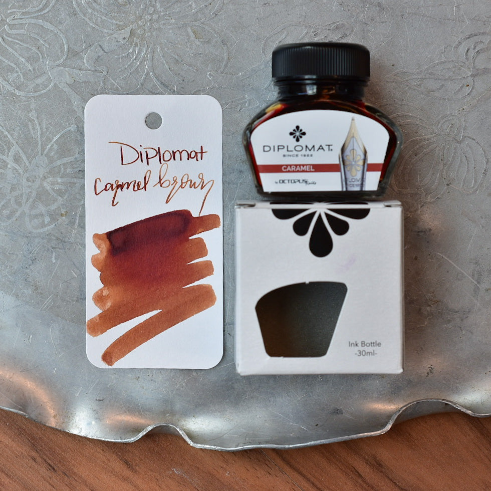 Diplomat Caramel Brown Ink Bottle