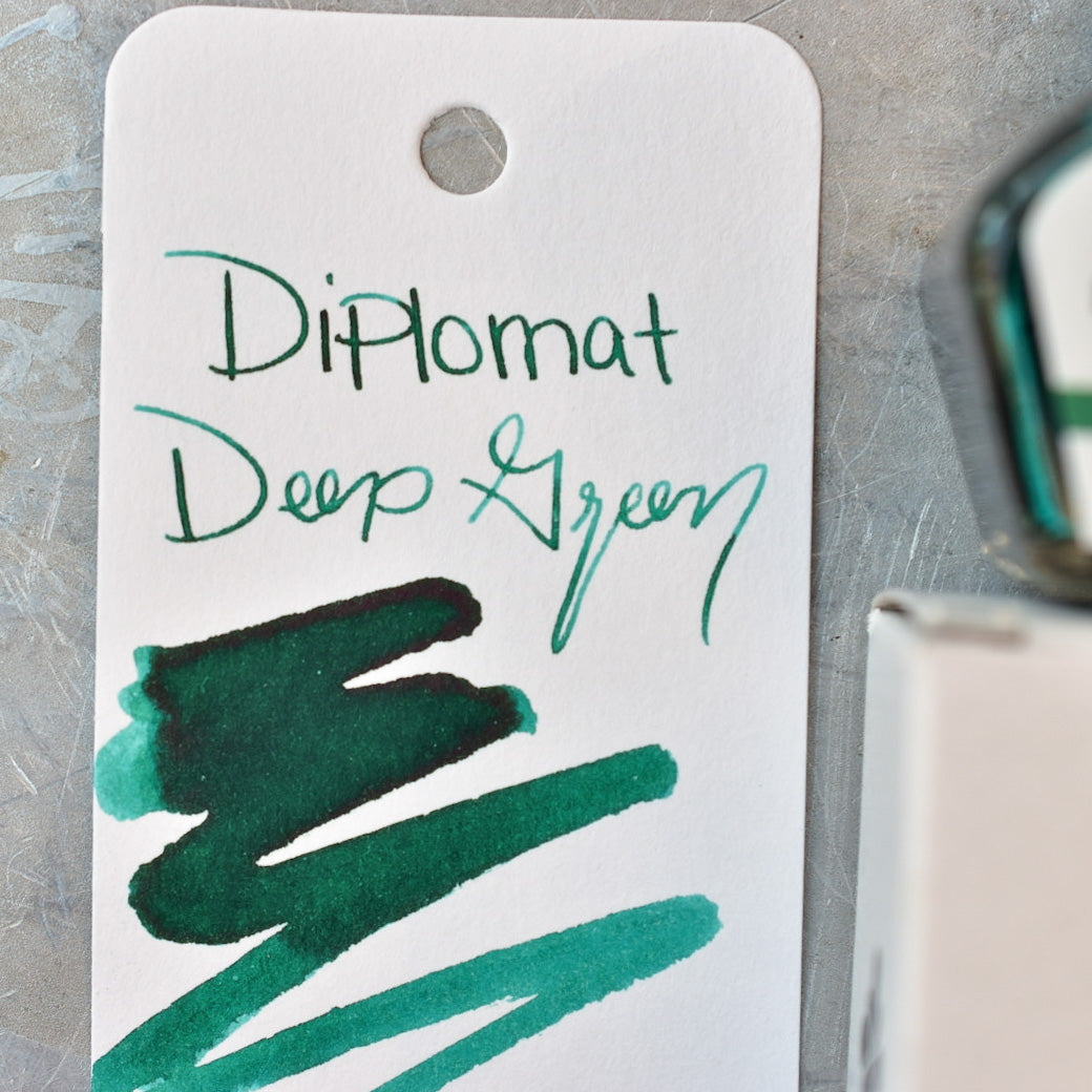 Diplomat Deep Green Ink Bottle