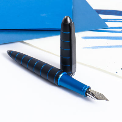 Diplomat Elox Blue Ring Fountain Pen