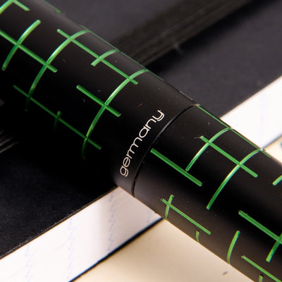 Diplomat-Elox-Matrix-Green-Black-Fountain-Pen-Engraving