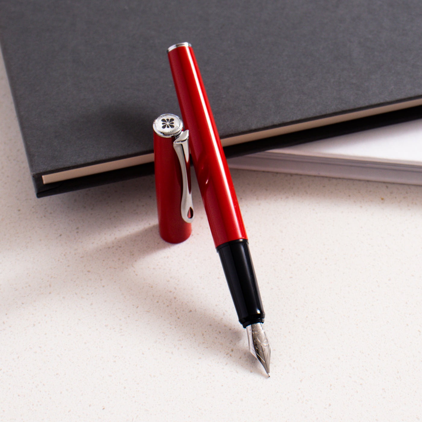 Diplomat Esteem Red Fountain Pen