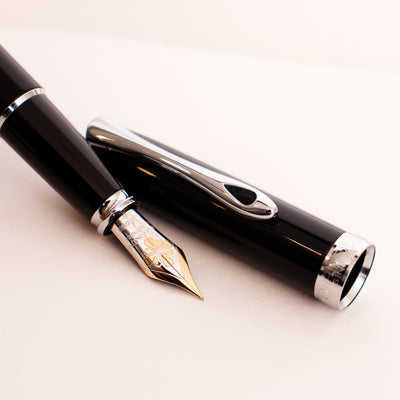 Diplomat Excellence A2 Black & Chrome Fountain Pen