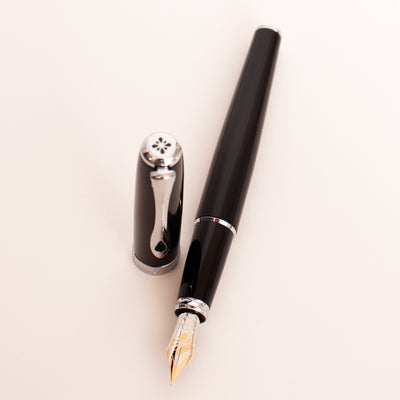 Diplomat Excellence A2 Black & Chrome Fountain Pen