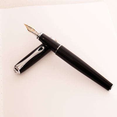 Diplomat Excellence A2 Black & Chrome Fountain Pen