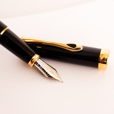 Diplomat Excellence A2 Black & Gold Fountain Pen