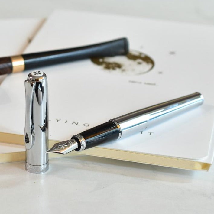 Diplomat Excellence A2 Chrome Fountain Pen