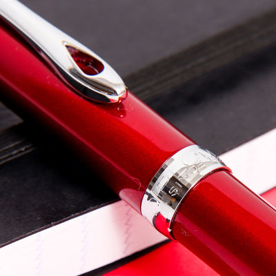 Diplomat-Excellence-A2-Magma-Red-Ballpoint-Pen-Center-Band