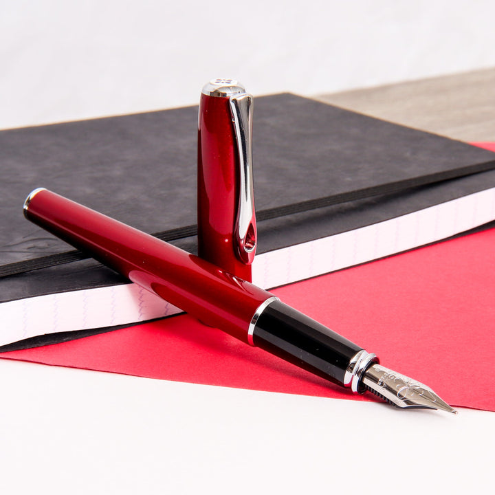 Diplomat Excellence A2 Magma Red Fountain Pen – Truphae