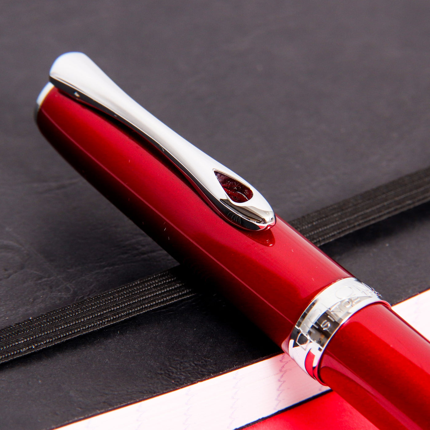 Diplomat-Excellence-A2-Magma-Red-Rollerball-Pen-Clip