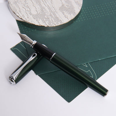 Diplomat Excellence Evergreen & Chrome Fountain Pen