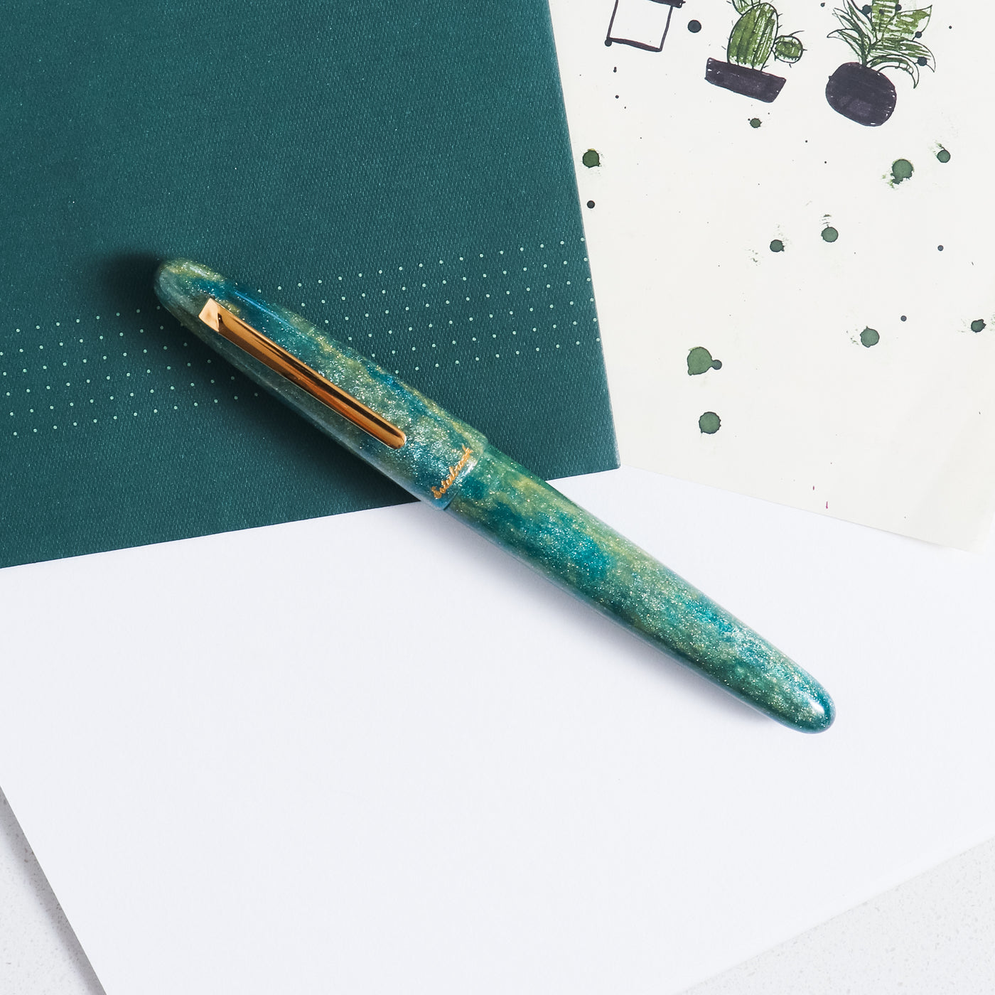 Esterbrook Estie Oversize Gold Rush Frontier Green Fountain Pen