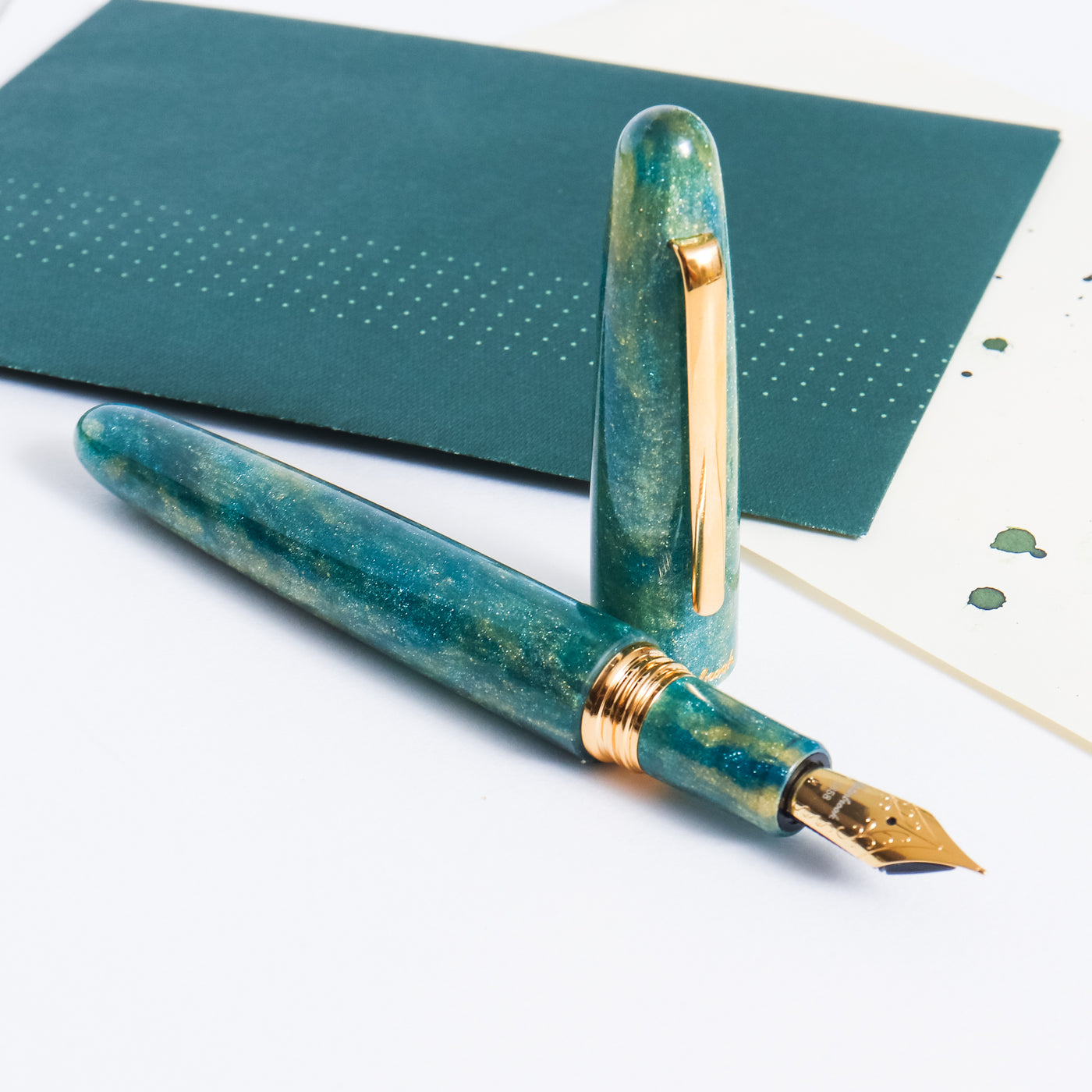 Esterbrook Estie Oversize Gold Rush Frontier Green Fountain Pen