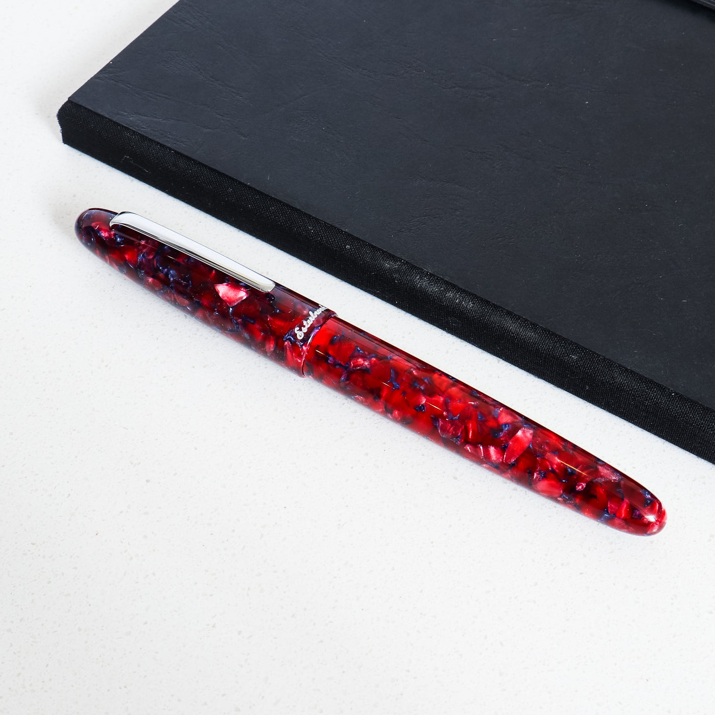 Esterbrook Estie Oversize Scarlet Chrome Trim Fountain Pen