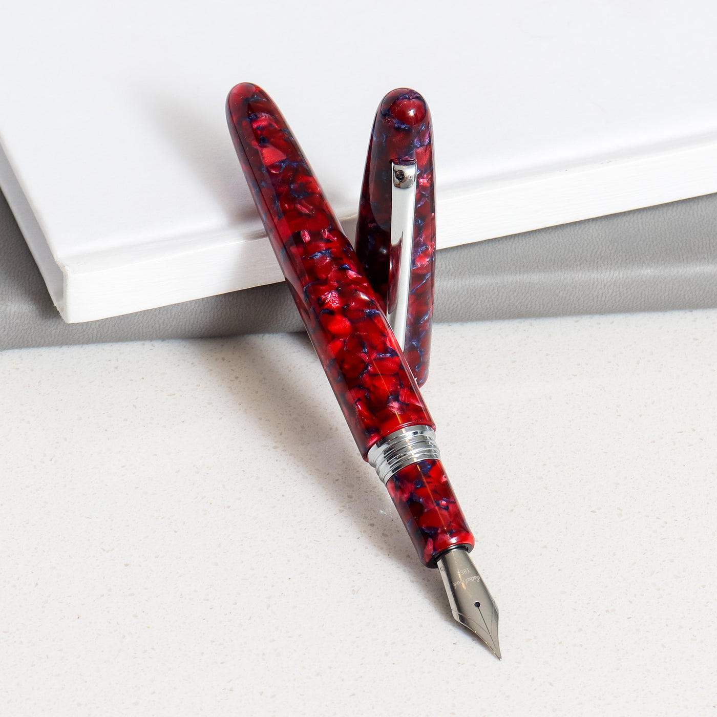 Esterbrook Estie Oversize Scarlet Chrome Trim Fountain Pen