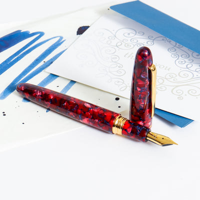 Esterbrook Estie Oversize Scarlet Gold Trim Fountain Pen