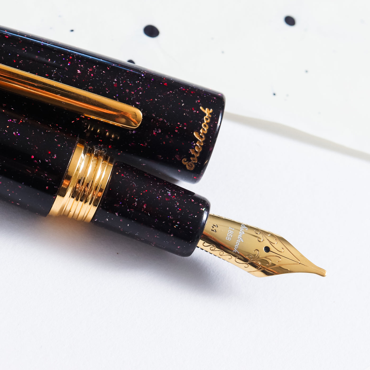 Esterbrook Estie Sparkle Cosmic Wine Fountain Pen