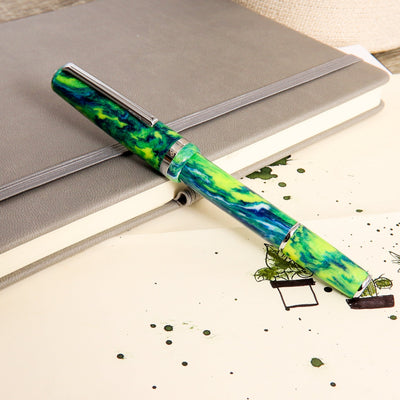 Esterbrook JR Beleza Chrome Trim Fountain Pen Capped