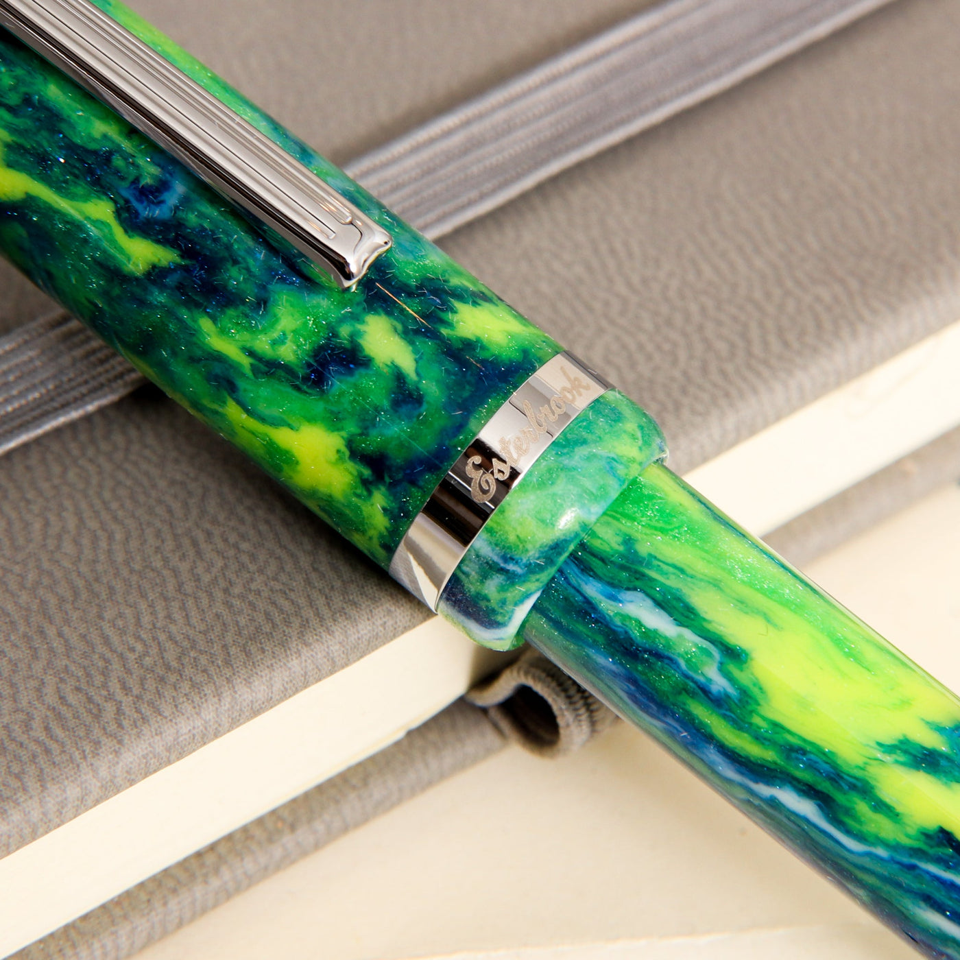 Esterbrook JR Beleza Chrome Trim Fountain Pen Trim