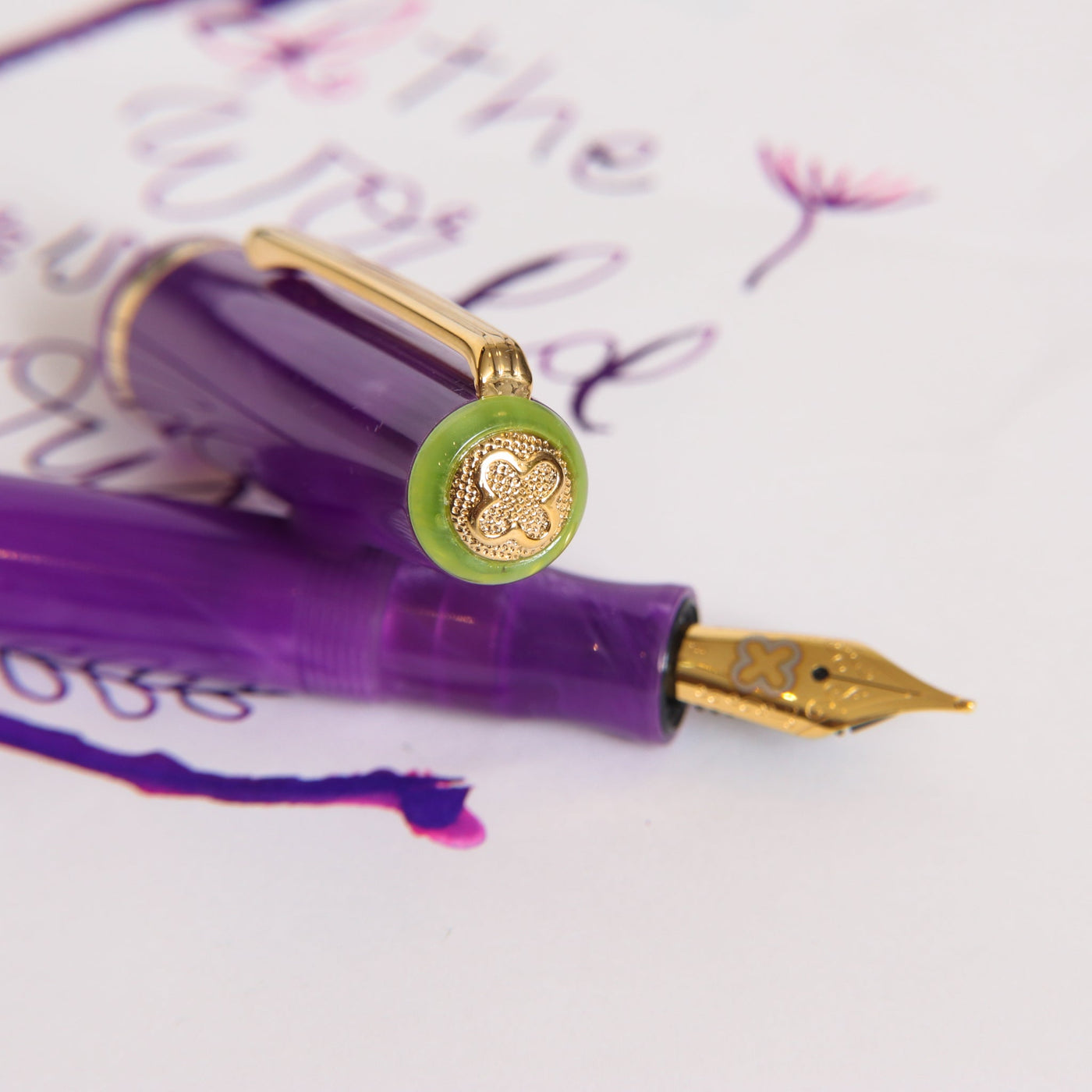 Esterbrook Purple Passion Gold Trim Fountain Pen