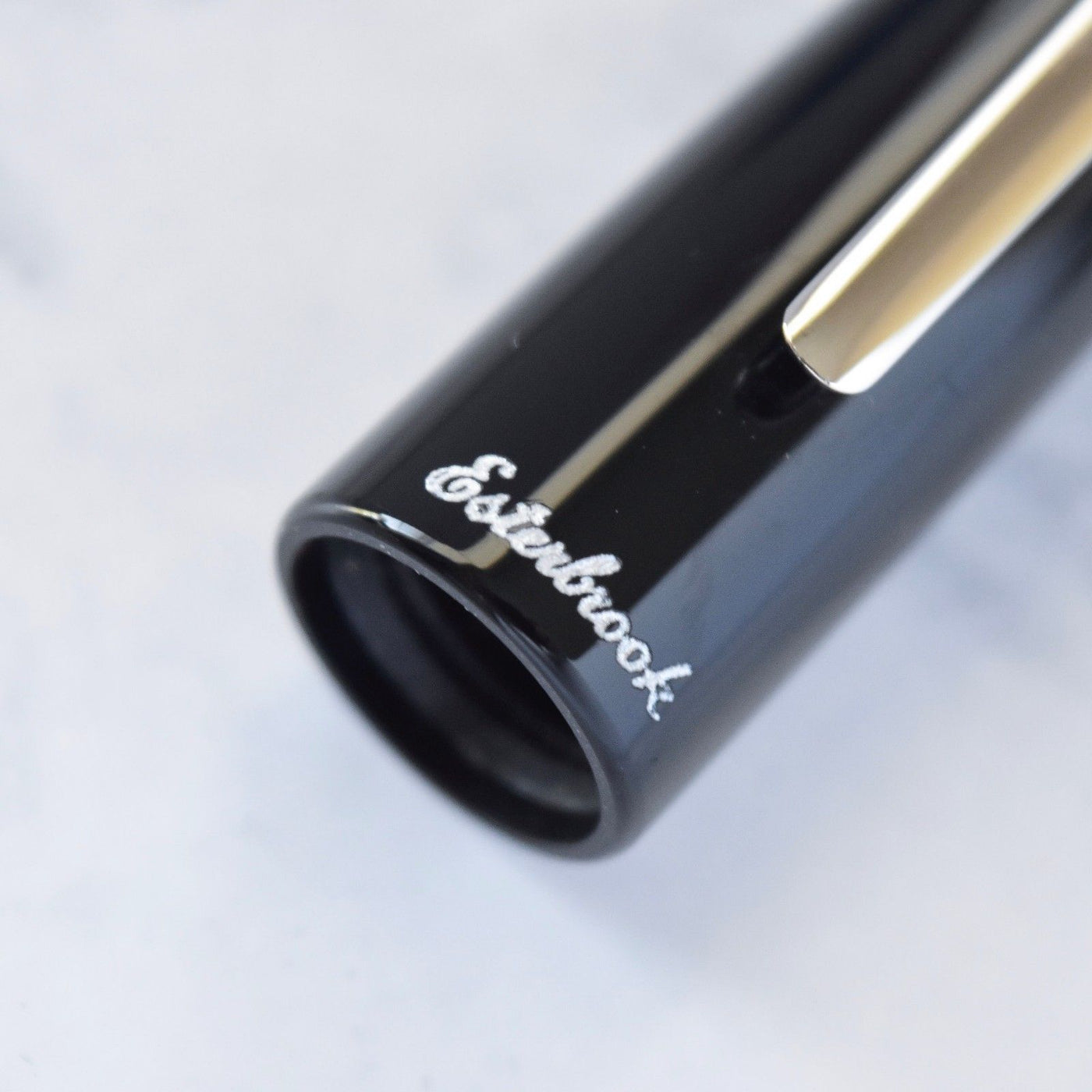 Esterbrook Estie Oversize Ebony Black & Chrome Plated Trim Fountain Pen-Esterbrook-Truphae
