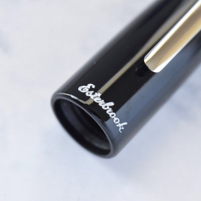 Esterbrook Estie Oversize Ebony Black & Chrome Plated Trim Fountain Pen-Esterbrook-Truphae