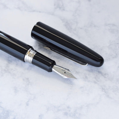 Esterbrook Estie Oversize Ebony Black & Chrome Plated Trim Fountain Pen-Esterbrook-Truphae