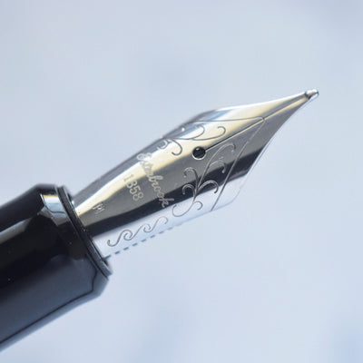 Esterbrook Estie Oversize Ebony Black & Chrome Plated Trim Fountain Pen-Esterbrook-Truphae