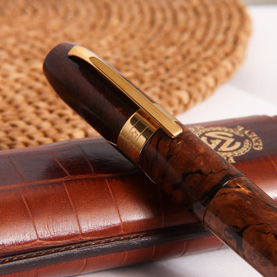 Franck-Muller-by-Omas-Cigar-Briarwood-Limited-Edition-Rollerball-Pen-Clip