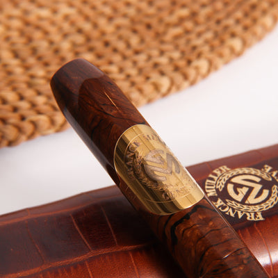 Franck-Muller-by-Omas-Cigar-Briarwood-Limited-Edition-Rollerball-Pen-Engraved-Logo
