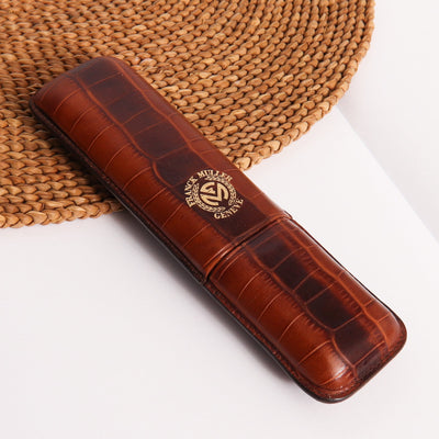 Franck-Muller-by-Omas-Cigar-Briarwood-Limited-Edition-Rollerball-Pen-Leather-Case