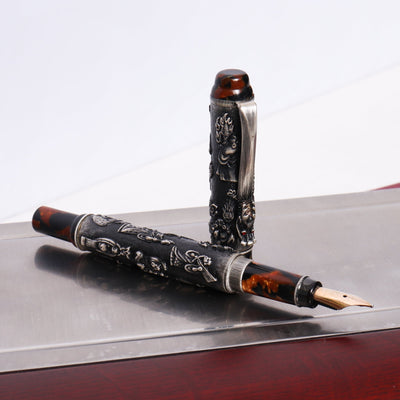 Fuliwen Eight Running Horses Fountain Pen Uncapped