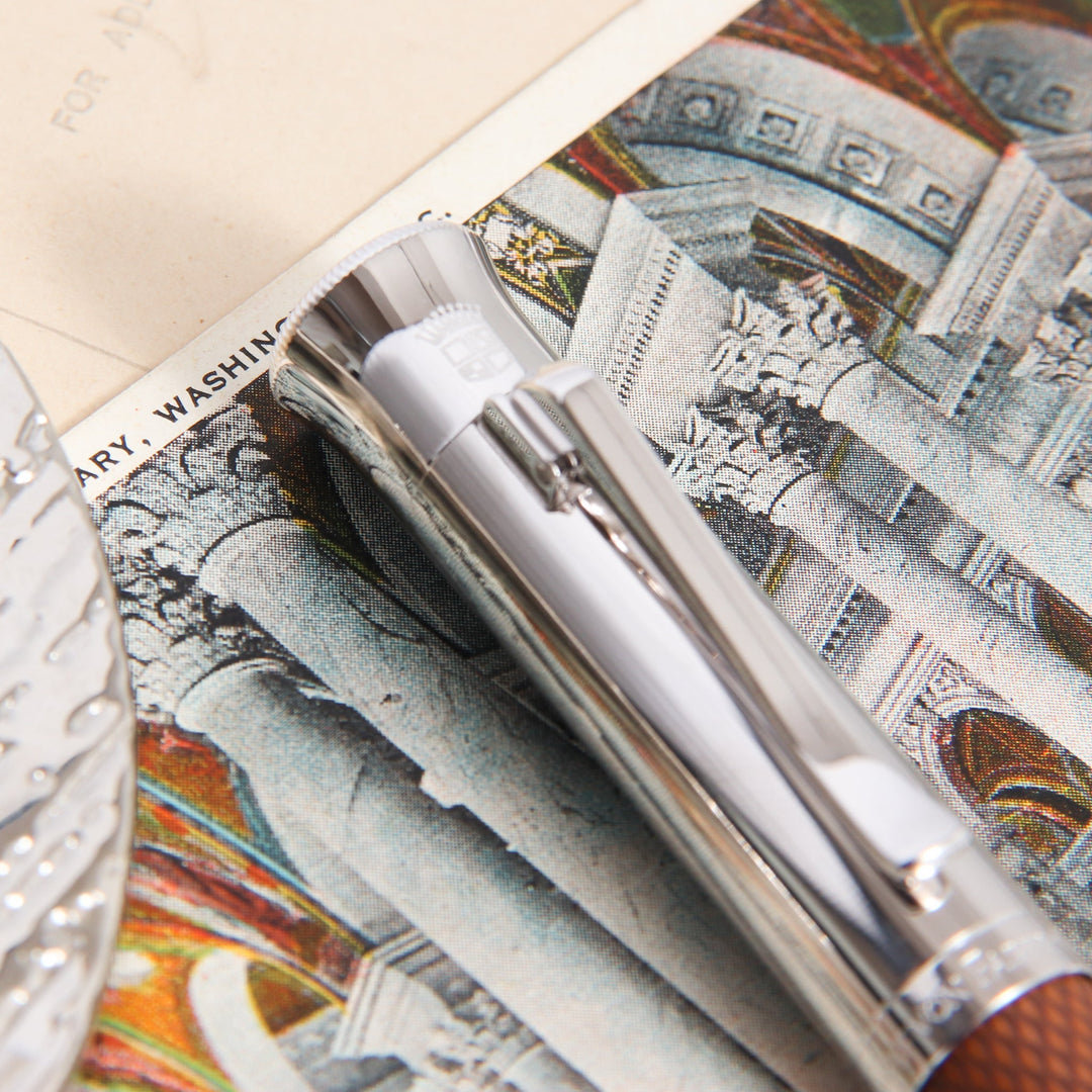 Graf von Faber-Castell Guilloche Cognac Fountain Pen 18k Nib – Truphae