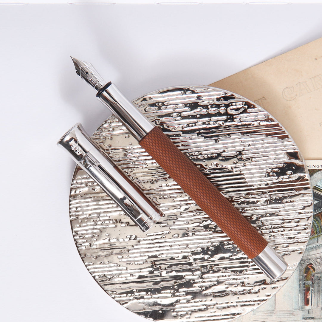 Graf von Faber-Castell Guilloche Cognac Fountain Pen 18k Nib – Truphae