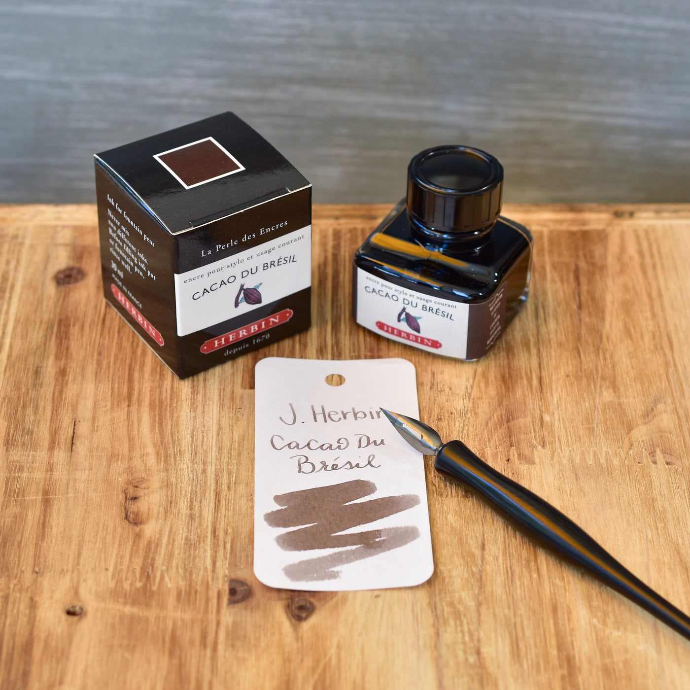 Herbin Cacao Du Bresil Ink Bottle