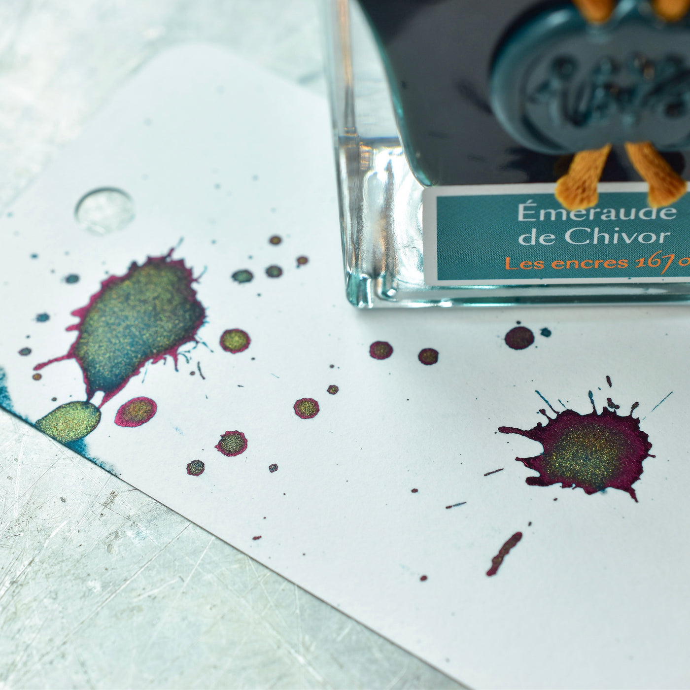 Jacques Herbin Emerald of Chivor Ink Bottle