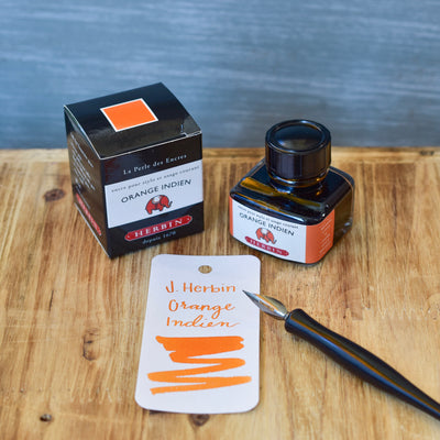 Herbin Orange Indien Ink Bottle