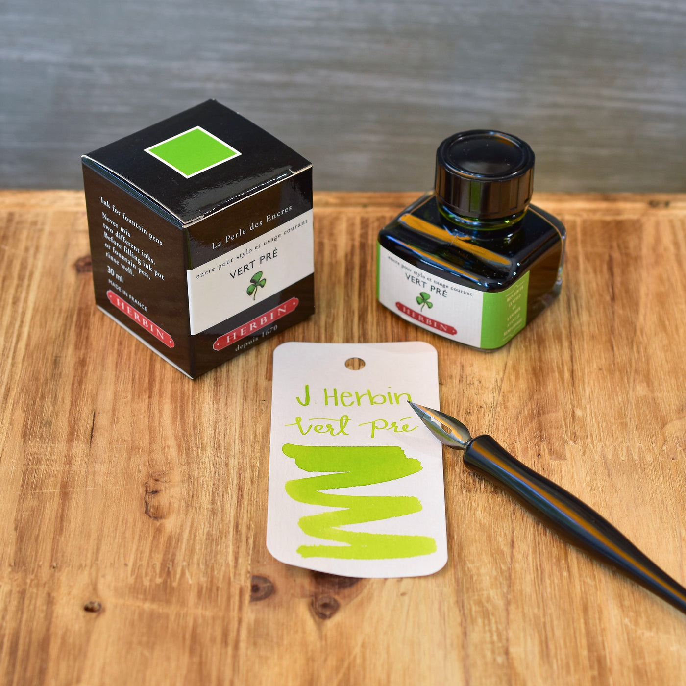 Herbin Vert Pre Ink Bottle