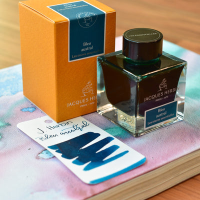 Jacques Herbin Bleu Austral Ink Bottle