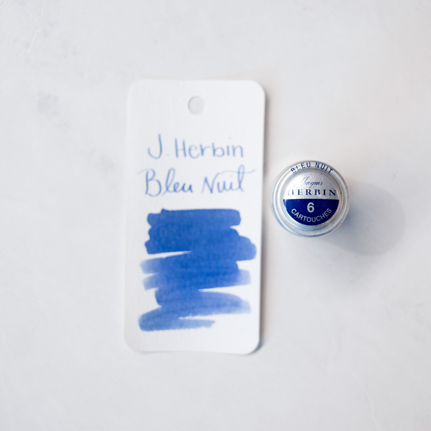 Jacques Herbin Bleu Nuit Ink Cartridges