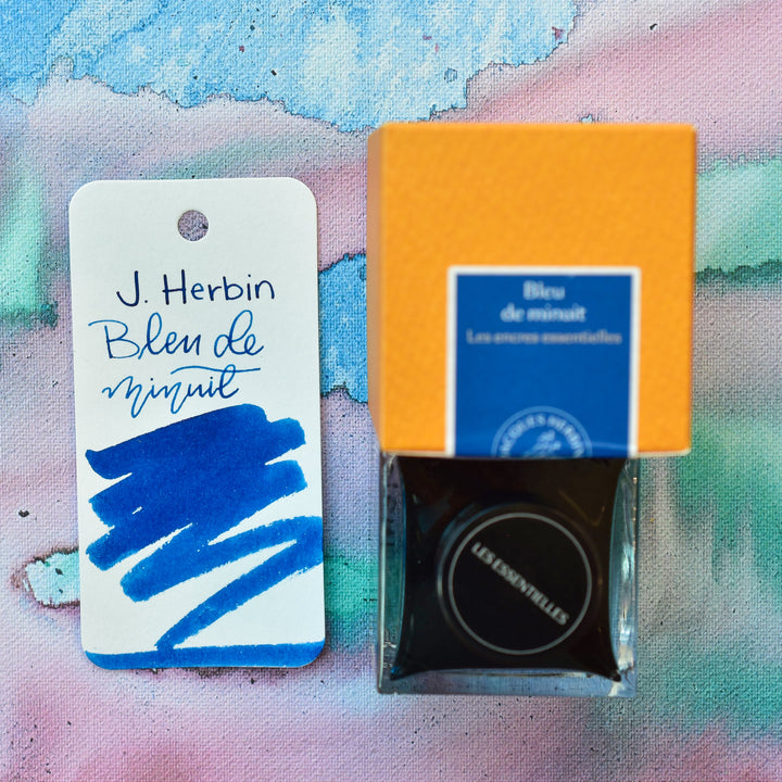 Jacques Herbin Bleu de Minuit Ink Bottle | Fountain Pen Ink – Truphae