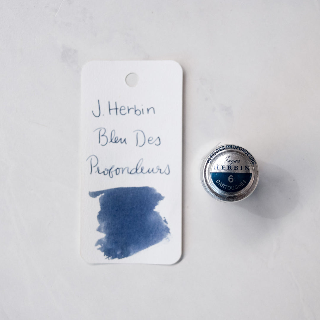 Jacques Herbin Bleu des Profondeurs Ink Cartridges – Truphae