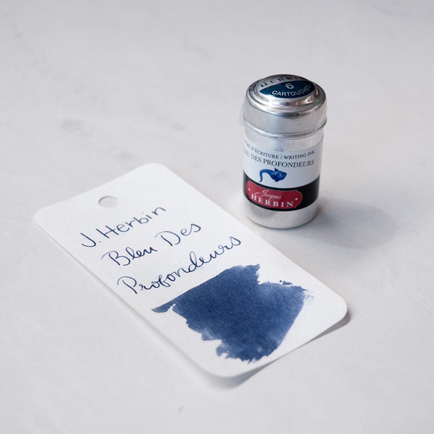 Jacques Herbin Bleu des Profondeurs Ink Cartridges