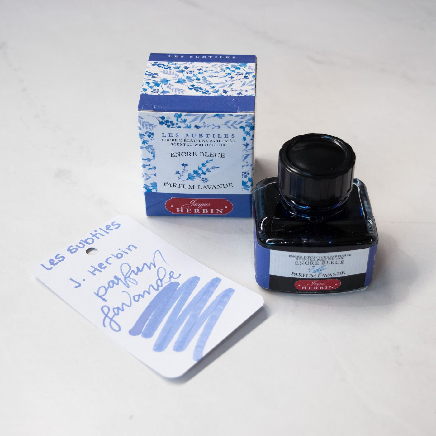 Jacques Herbin Lavender Blue Scented Ink Bottle