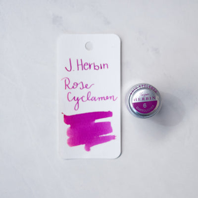 Jacques Herbin Rose Cyclamen Ink Cartridges Pink