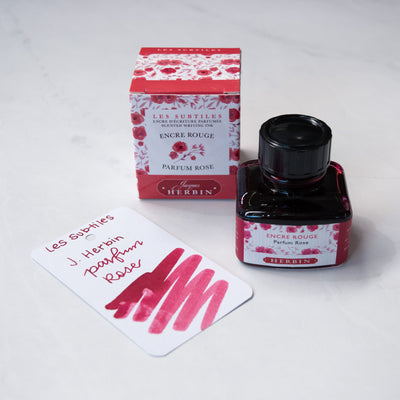 Jacques Herbin Rose Red Scented Ink Bottle
